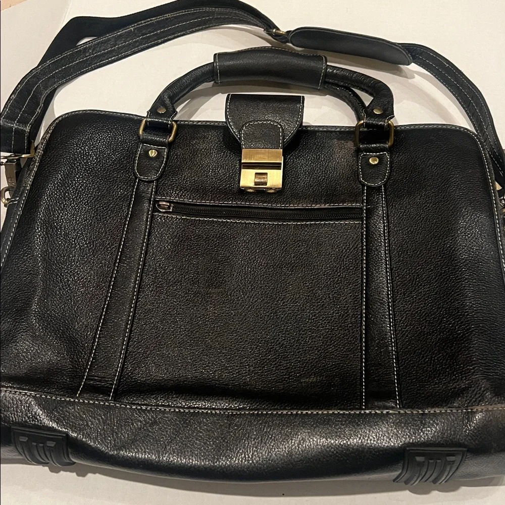 Vintage Amiet Leather Briefcase
